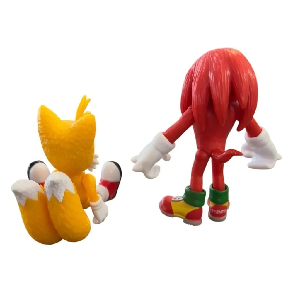Sonic the Hedgehog & Tails Colorful Sega Collectible Small Toy Figurines Figure.